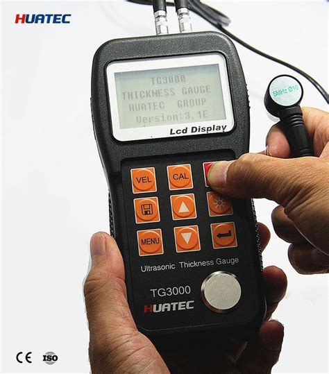 portable thickness tester|ultrasonic thickness tester for steel.